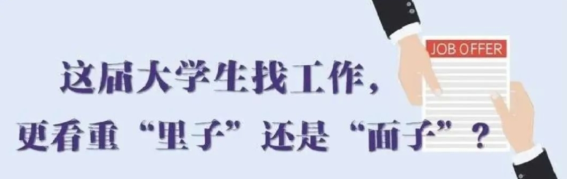 找工作看重啥？近九成受访应届生直言“里子”比“面子”重要